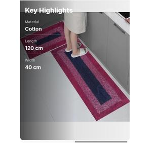 Tapis de sol élégant et écologique en polyester/coton anti-bactérien pour salon, chambre, bureau, maison, zone de séjour, doux et stylé - Product Image 6