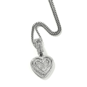 UWIN Hip Hop corazón joyería conjunto chapado en <span class=keywords><strong>oro</strong></span> CZ Bling forma <span class=keywords><strong>de</strong></span> corazón Material <span class=keywords><strong>de</strong></span> latón <span class=keywords><strong>para</strong></span> Mujeres Hombres raperos <span class=keywords><strong>joyas</strong></span> - Product Image 6