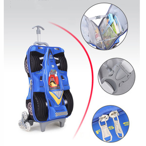 Sac à dos scolaire <span class=keywords><strong>pour</strong></span> enfants en ABS léger à six <span class=keywords><strong>roues</strong></span> avec design de dessin animé <span class=keywords><strong>pour</strong></span> les voyages des enfants - Product Image 6