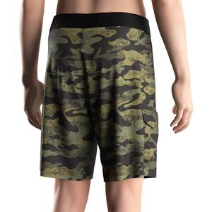 דפוס הסוואה 4-דרך למתוח דיג קצרים לשחות מכנסיים קצרים upf 50 + הגנה מפני השמש - Product Image 6