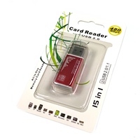 Venta Directa de Fábrica: Nuevo Lector de Tarjetas de Cámara USB 4 en 1 de Alta Velocidad, Aleación de Aluminio, Salida de CC Multifunción
