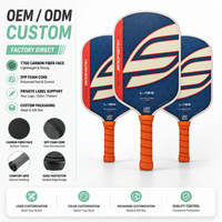 Paleta de Pickleball con Logotipo Personalizado, Generación 5, Fibra de Carbono T700, Núcleo de Espuma EPP de 16 mm, OEM, Venta al por Mayor, MOQ Bajo, Muestra Rápida, Directo de Fábrica, a Granel