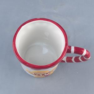 Tazas Navideñas con Diseño de Hombre de Jengibre en Relieve, Tazas de Cerámica Pintadas a Mano, Tazas de Agua para Parejas - Product Image 6