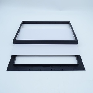 <span class=keywords><strong>Cadre</strong></span> mural <span class=keywords><strong>photo</strong></span> en plastique, effaçable, 8x8 8x12mm, noir - Product Image 4