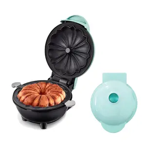 Mini kahvaltı Waffle makinesi Waffle kek makinesi Pan elektrikli gofretler Bundt yapışmaz Mini Waffle makinesi