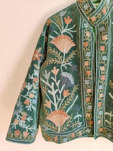 Top Demanded Handcrafted Suzani Embroidered Boho <b>Jacket</b> for <b>Women</b> Vintage Uzbek Textile Coat Available for Wholesale Supply - Product Image 5