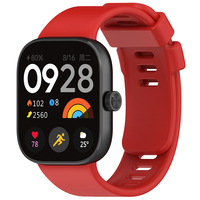 Neues Design Ersatz-Silikonarmband für Redmi Watch4 Silikon-Uhrenarmband für Mi Band 8 Pro Silikon-Armband Zubehör