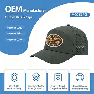Custom 5 Panel Rope Hat <b>Vintage</b> Washed Cotton Baseball <b>Cap</b> with Orange Brim Embroidered Patch Retro Outdoor Brand Headwear OEM - Product Image 1