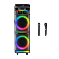 Altavoz Portátil Grande para Fiestas al Aire Libre RGB, Karaoke de Alta Potencia de 1000 W para Actividades al Aire Libre
