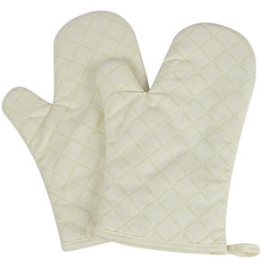 Guantes de Cocina al por Mayor, 1 Par, Resistentes al Calor, con Silicona Antideslizante y Diseño Impreso en Algodón, para Hornear, Cocinar y Asar a la Parrilla - Product Image 1