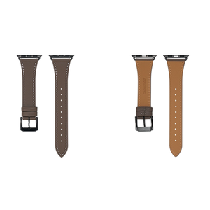 สำหรับ applewatch S9นาฬิกาสายหนังวัวสองด้านสำหรับผู้หญิงขนาด<span class=keywords><strong>เล็ก</strong></span>สีสันสดใส - Product Image 1