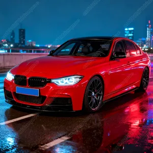 สำหรับรถยนต์ BMW ซีรีส์ 3 รุ่น F30 F31 ปี 2013 2014 2015 2016 2017 2018 M Sport ชุดแต่งสปอยเลอร์กันชนหน้าแบบ Shunt Lip - Product Image 3