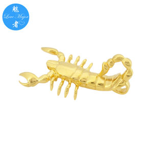 Oro In Acciaio Inox in scatola scorpioni pendenti immagini Antico faraone Egiziano gioielli - Product Image 1