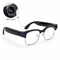 Lunettes Intelligentes IA 2026 E09B Semi-cerclées avec Caméra 8MP, Assistant Vocal IA, Réduction de Bruit Double Micro, Batterie 300mAh, Lunettes Intelligentes POV