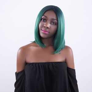 Perruque Lace Front Wig synthétique courte — noble, perruques <span class=keywords><strong>Bob</strong></span> complètes pour femmes - Product Image 4