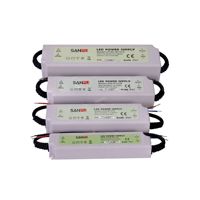 IP67 extérieur étanche LED pilote 12V/24V AC DC CCTV caméra alimentation à découpage mince bande lumière alimentation 5A courant de sortie