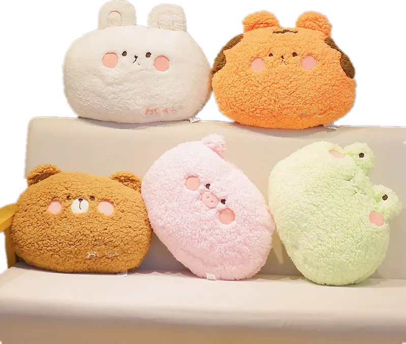 Wholesale Creative Cute Animals Plush Cushion Stuffed Pillow Toy Soft Toy Pillows