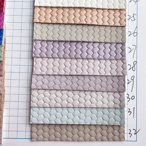 Bottes en cuir artificiel pu de couleur unie à motif tissé en relief pour hommes chaussures en cuir - Product Image 2