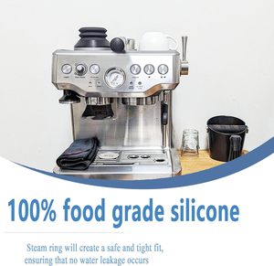 Rancilio Silvia浓缩咖啡机组头部垫圈更换套件36301030硅胶垫圈组2，用于维修和保养 - Product Image 4