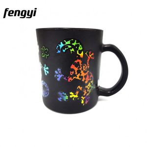 Taza de Café con Diseño de Palmeras y Atardecer Tropical en la Isla de Hawái, Taza de Café de Verano con Diseño de Club de Surf - Product Image 4