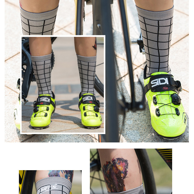 Customized High Quality Breathable Women Men SocksCompression Running Riding Cycling Socks