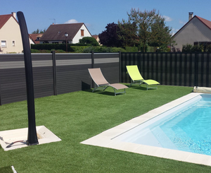 WPC clôture extérieure moderne co-extrusion plastique <span class=keywords><strong>bois</strong></span> composite intimité maison clôture panneaux conseil <span class=keywords><strong>pour</strong></span> <span class=keywords><strong>jardin</strong></span> - Product Image 3