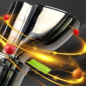 Extracteur de jus professionnel à grande capacité en acier inoxydable avec alimentation automatique <span class=keywords><strong>verticale</strong></span> et large <span class=keywords><strong>goulotte</strong></span> pour fruits (pommes, oranges) - Product Image 2