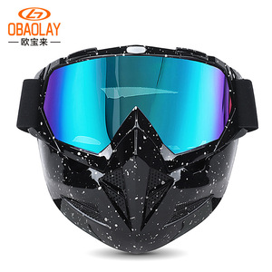 OBAOLAY Full-Frame Safety Goggles Anti-Fog <b>Polycarbonate</b> Lens For Construction Site Dust Protection - Product Image 1