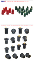 Connecteur de câble électrique étanche M7 M6 M8 à 2, 3, 4, 5, 6 broches pour éclairage LED et chargeur de vélo électrique extérieur