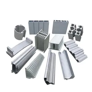 Customized Aluminum Extruded Profiles 6000 Series in Different Shapes Diverse Aluminum Profiles