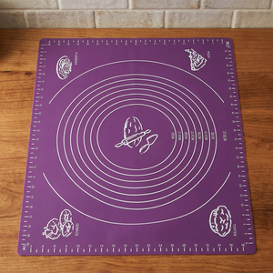 Tapis à pâtisserie en silicone écologique Mucit Home, grande taille, motif géométrique Mr, 50x40cm, passe au lave-vaisselle - Product Image 3