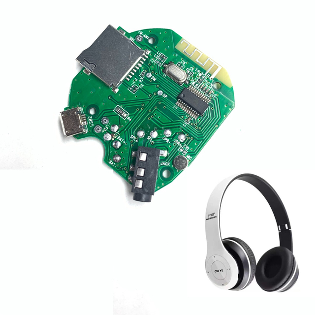 PCB Wireless Noise Cancelling Headphones long distance quick chargeable PCBA