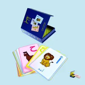 Ücretsiz örnek yüksek kalite çocuklar hafıza kartı eğitim baskı hizmetleri bilişsel bebek baskı özel Flash kartlar