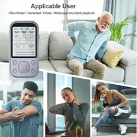 DOMAS Tens Ems Stimulateur musculaire Soulagement des douleurs du cou et des épaules Appareil de massage avec patch Tens Unit