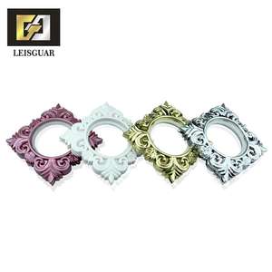 Anneaux <span class=keywords><strong>de</strong></span> rideau <span class=keywords><strong>de</strong></span> décoration <span class=keywords><strong>de</strong></span> nouvelle conception <span class=keywords><strong>2021</strong></span>, forme carrée, œillets pour rideaux - Product Image 3