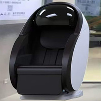 Fauteuil de massage électrique à gravité zéro 140 cm avec rail SL pour une relaxation complète du corps avec capuche de sommeil
