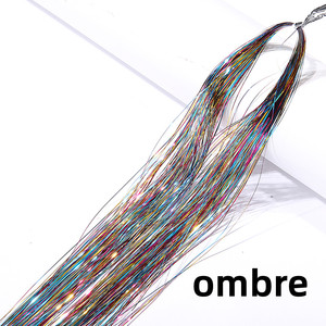 Extensiones de Cabello de Hada de 47 Pulgadas con Herramienta, Kit de Extensiones de Cabello con Brillo para Mujeres y Niñas - Product Image 4