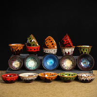 Four en vrac Jianzhan tasse créative en céramique Style service à thé porcelaine chinoise Kung Fu maître tasse à thé pour cadeaux d'affaires bureau maison