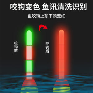 Kit de flotador de pesca que cambia de color con línea y accesorios para pesca en agua dulce, funciona con batería de 8g, tamaño 425 - Product Image 5