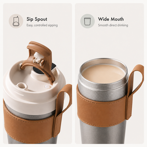 Smart Temperature Display Titanium Coffee Mug Vacuum Insulated LED <b>Digital</b> Cup - Product Image 3