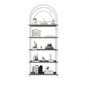 Étagère de salon, bibliothèque, étagère à 5 niveaux pour livres, plantes et décoration intérieure, étagère de salon - Product Image 1
