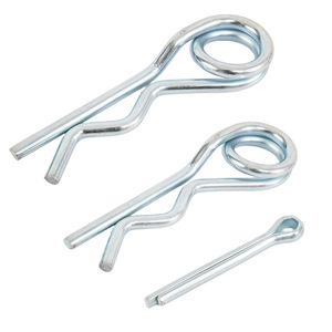 Galvanized R Type Spring <b>Pins</b> DIN11024 Hairpin <b>Pin</b> 1 To 8mm Zinc Plated For Construction Industry Grade A Level 4.8 - Product Image 1