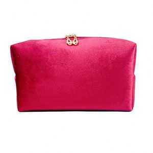 Nueva Bolsa de Aseo de Lujo, Bolsa de Maquillaje de Terciopelo Pequeña para Viaje, Bolsa Cosmética con Cierre - Product Image 5
