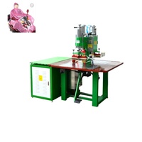 Machine à souder haute fréquence 5000W à double tête pour tissus TPU PVC, idéale pour les chaussures, les imperméables et les vêtements de pluie en PVC