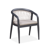 Ensemble de 4 chaises, Table populaire en aluminium Pe rotin, loisirs d'extérieur, piscine et jardin, Restaurant, etc.