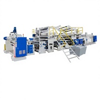 Machine d'extrusion plastique pour lamination, machine d'extrusion et de revêtement du papier, machine de laminage double face