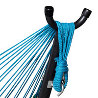 Danlong – hamac balançoire en toile de camping-jardin, portable, avec logo personnalisé, 450 LBS, avec support de hamac réglable