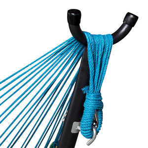 Danlong – hamac balançoire en toile de <span class=keywords><strong>camping</strong></span>-jardin, portable, avec logo personnalisé, 450 LBS, avec support de hamac réglable - Product Image 3