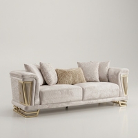 Canapé Chesterfield moderne sur mesure, tissu en velours de luxe, ensemble de meubles pour la décoration intérieure, salon