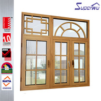 Superhouse 2026 Perfiles Personalizados de Aluminio para Ventanas de Madera, Ventanas Abatibles con Marco de Aluminio Revestido de Madera